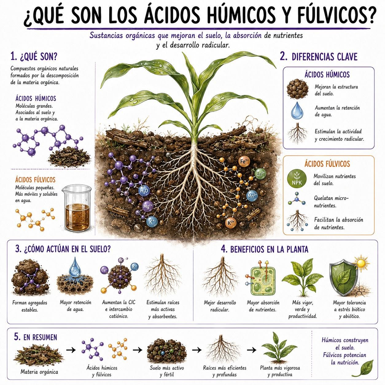 acidos, humicos, fulvicos