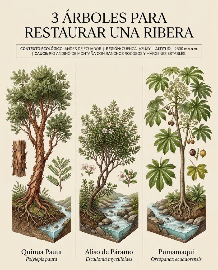arboles, ribera