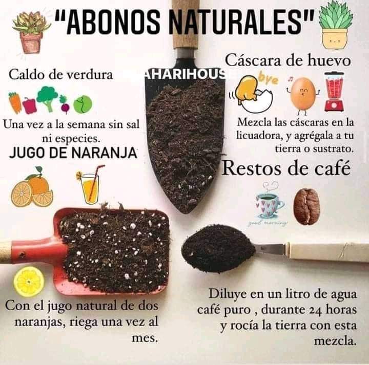 abonos, naturales