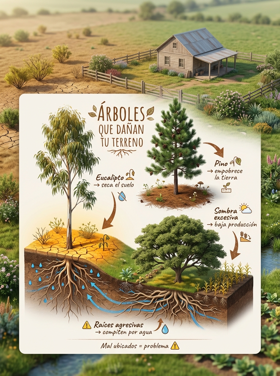 arboles, daninos