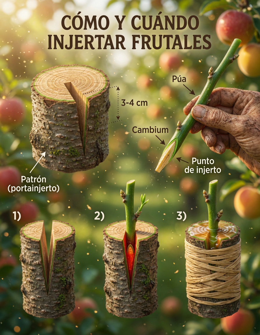 injerto, frutales