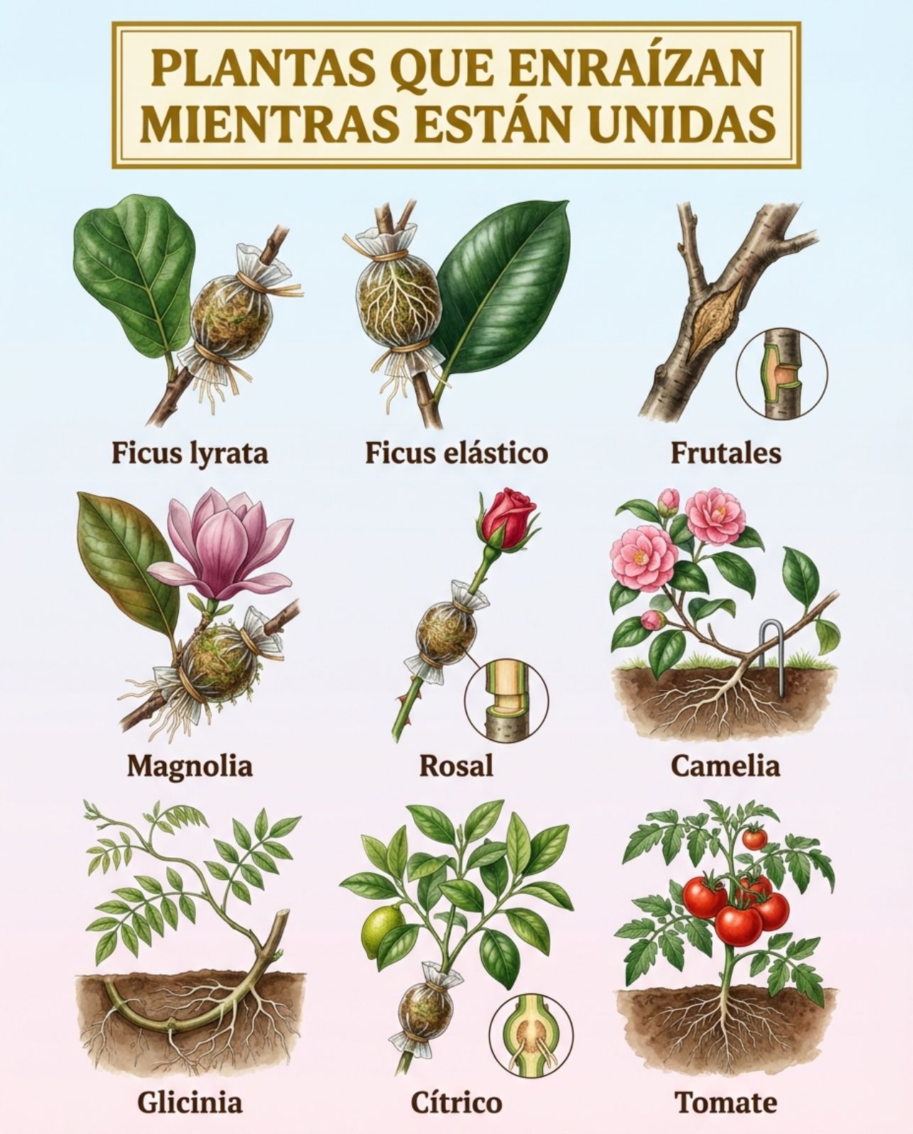 plantas, enraizan