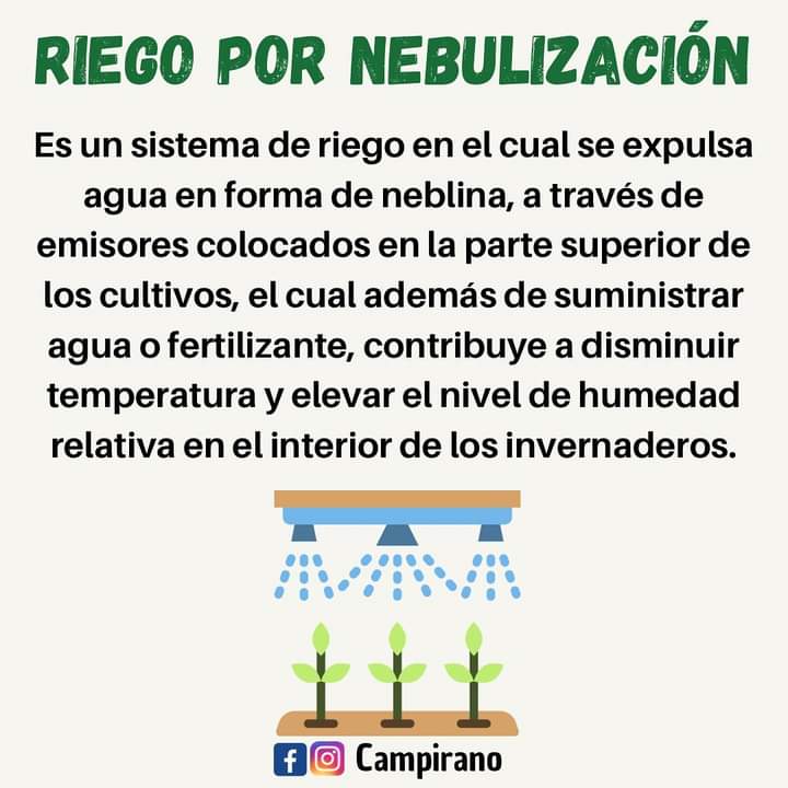 riego, nebulizacion