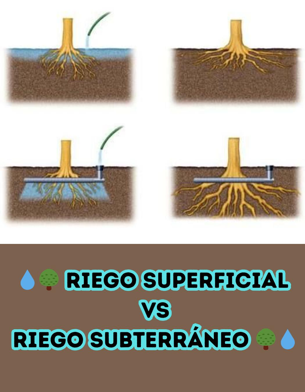 riego, subterraneo
