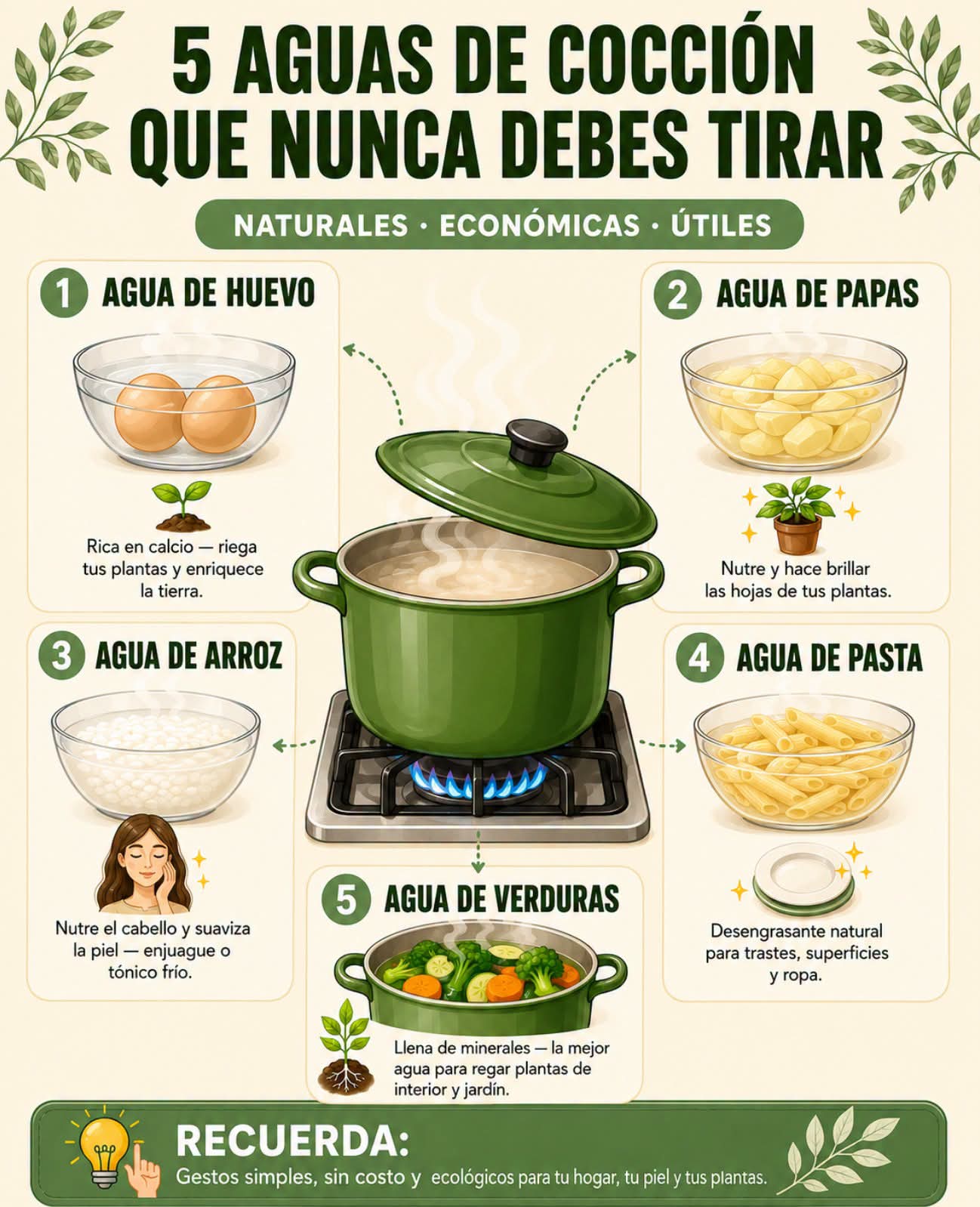 agua, coccion
