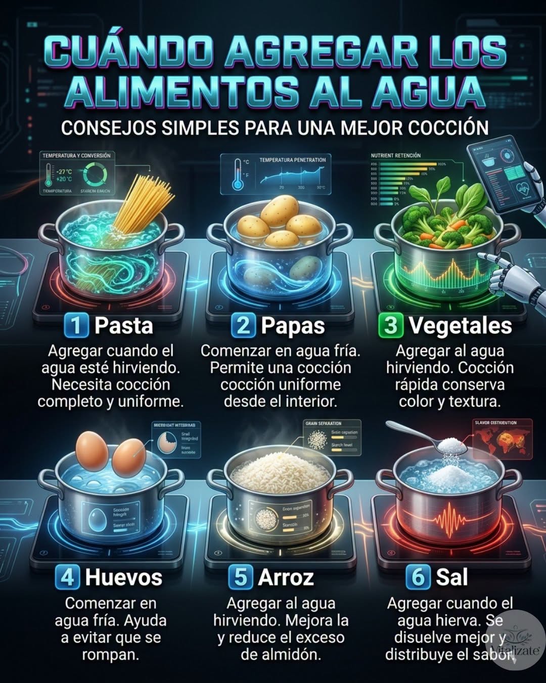 alimentos, mejor, coccion