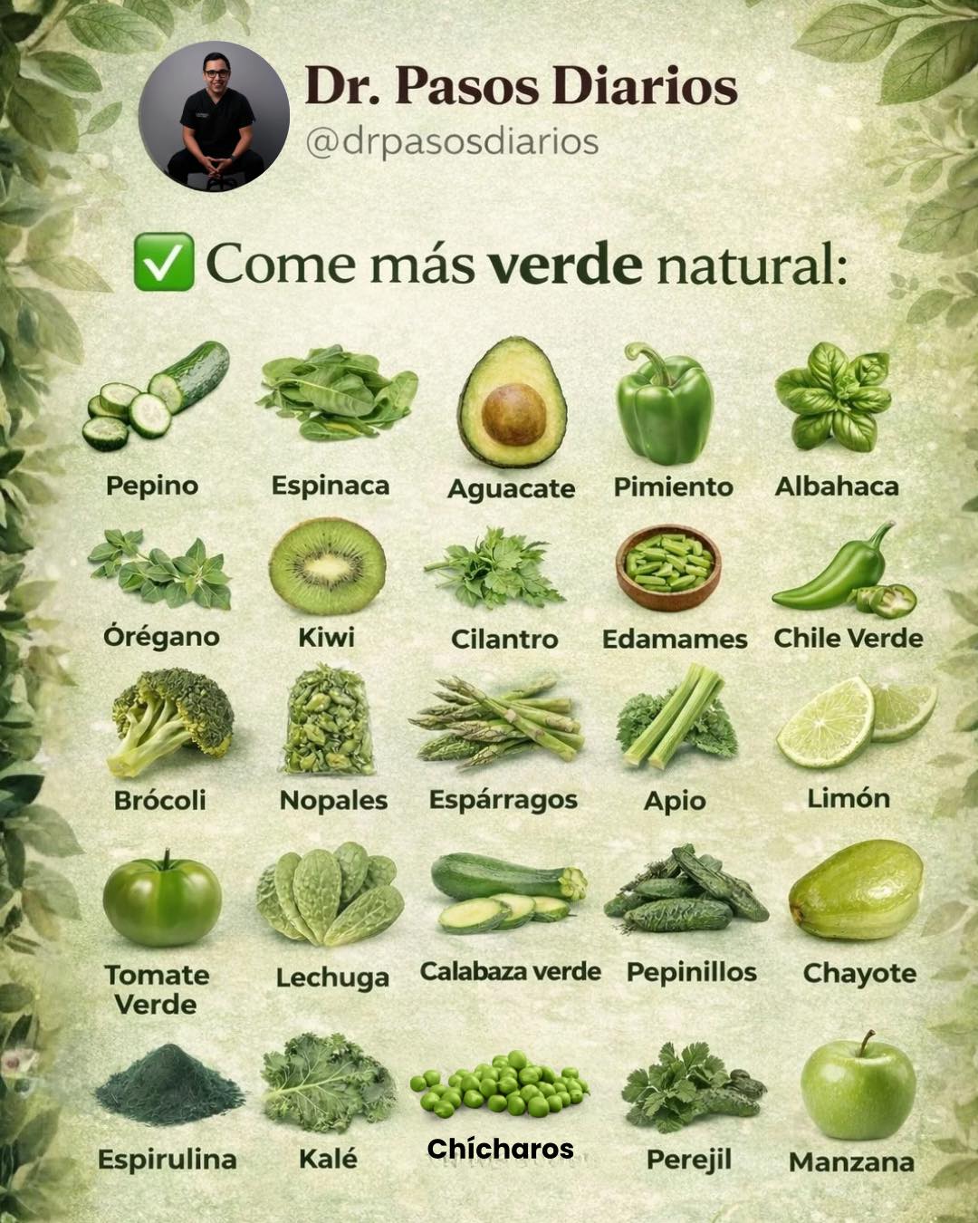 alimentos, verdes