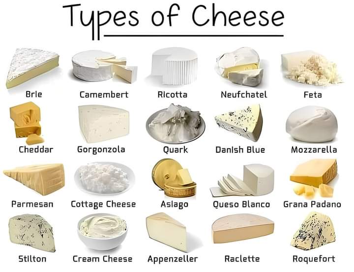 queso, tipos
