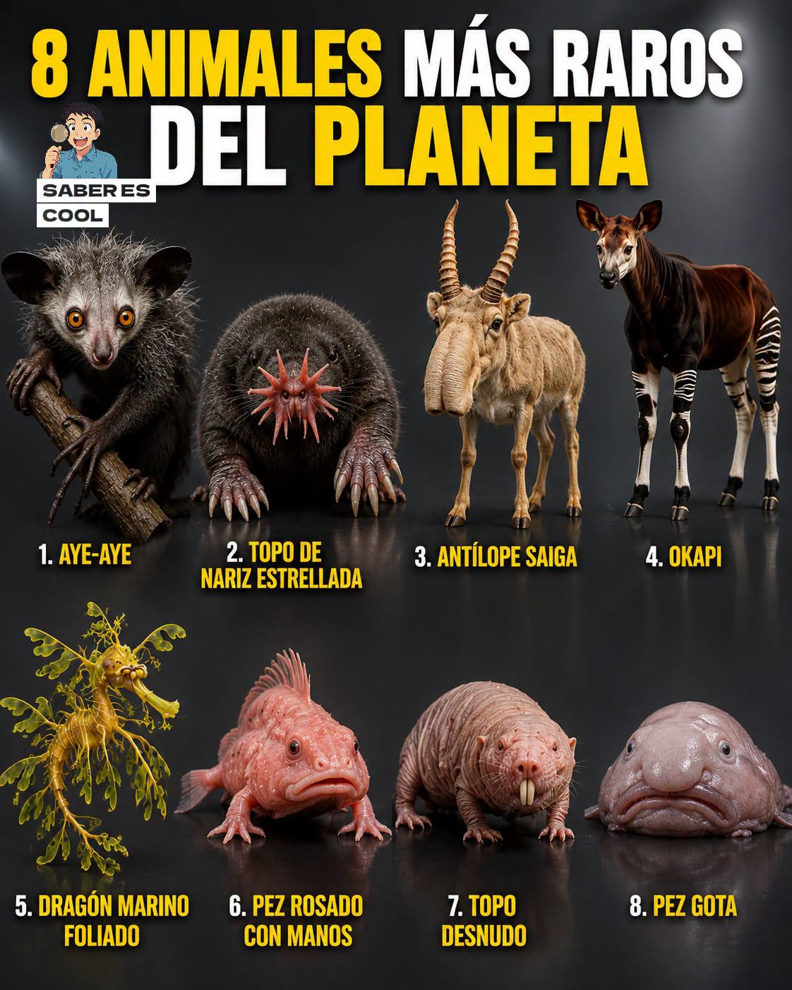 animales, raros