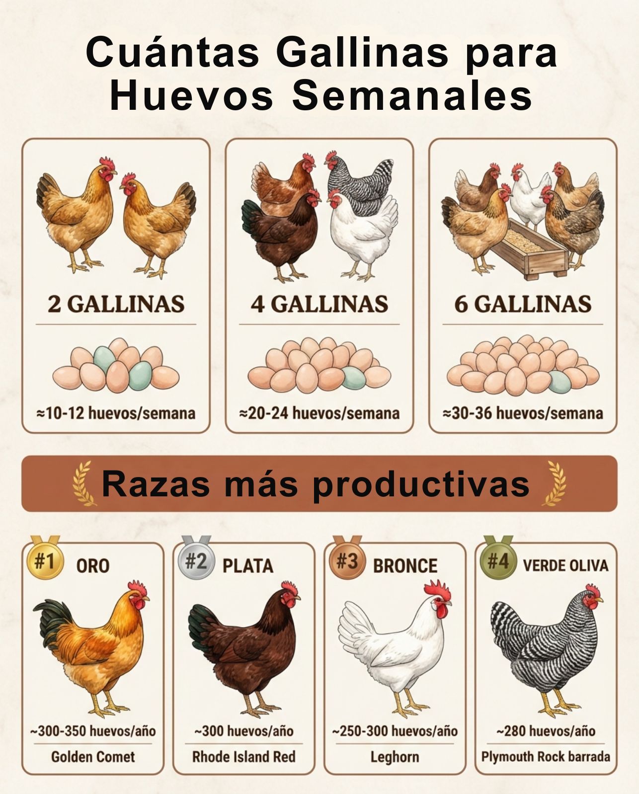 gallinas, huevos
