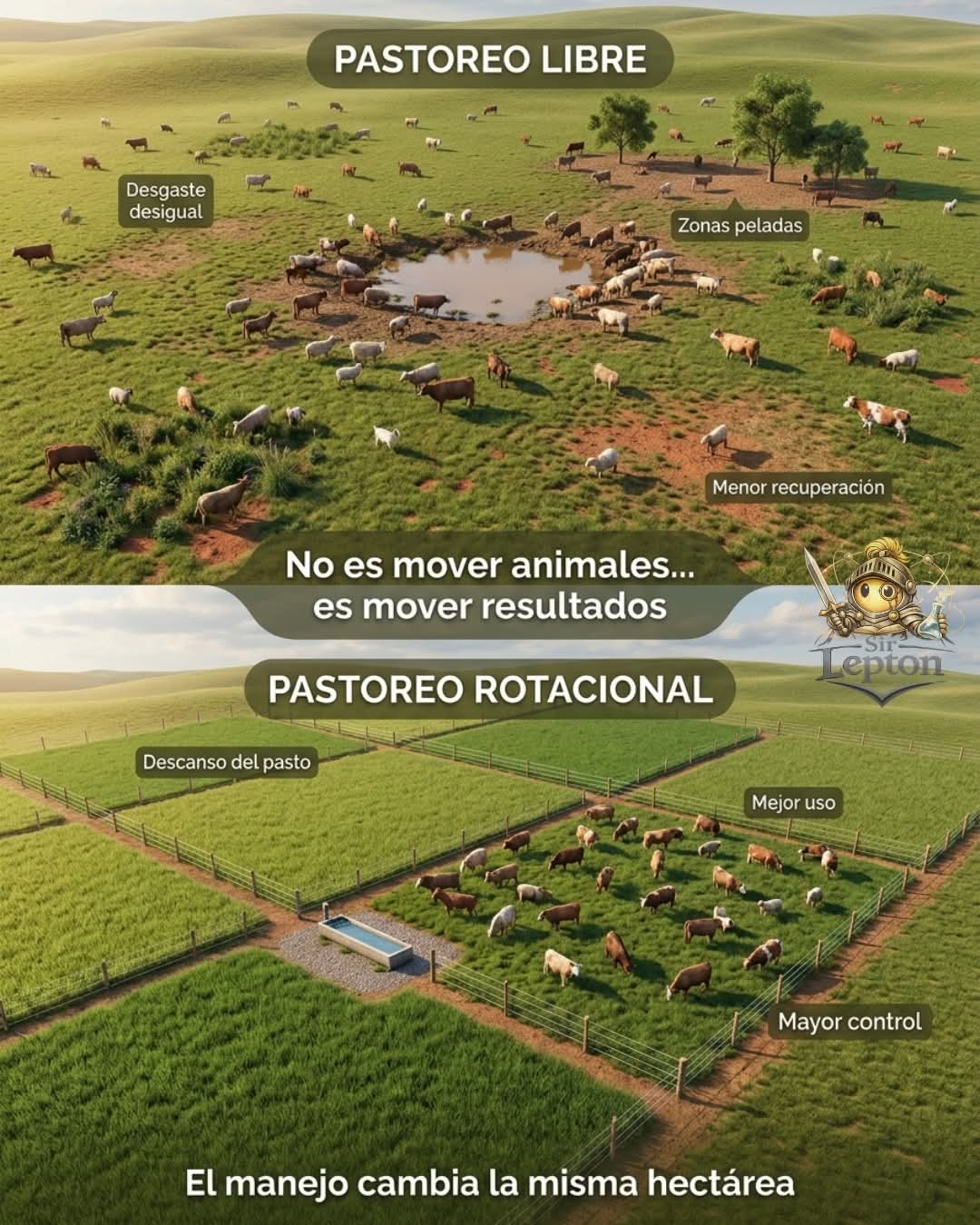 pastoreo, libre, rotacional