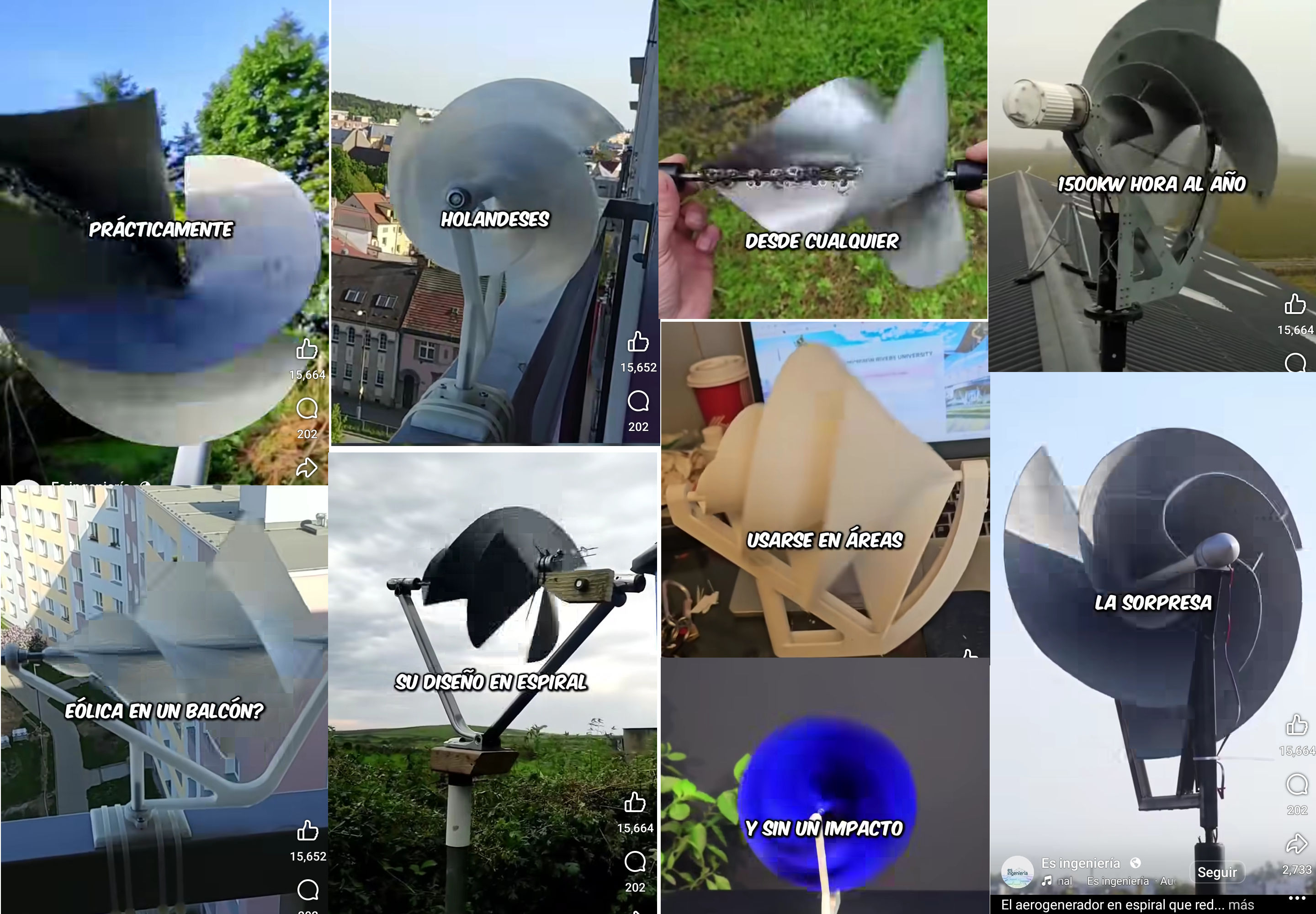 aerogenerador, espiral