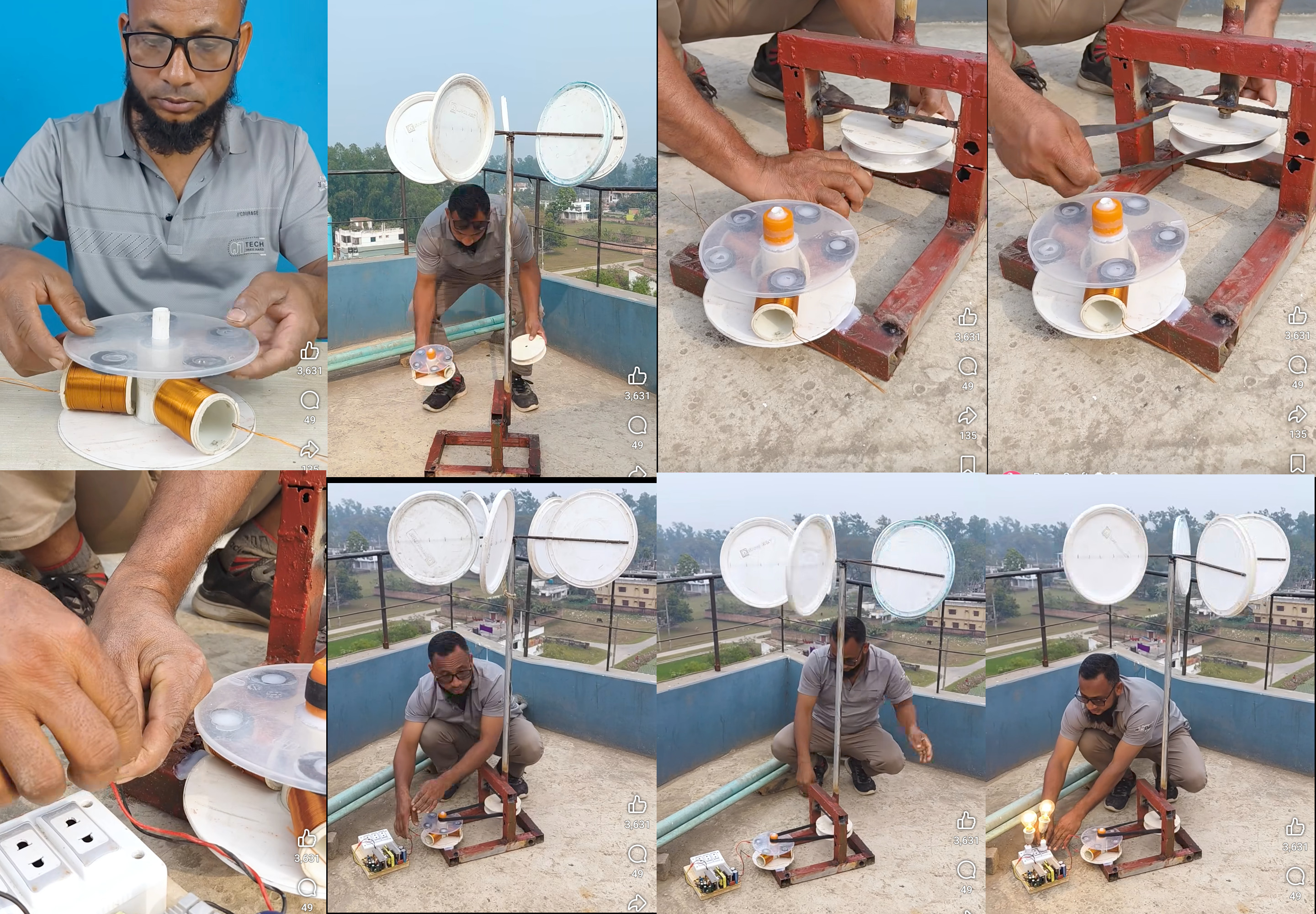 generador, eolico, casero