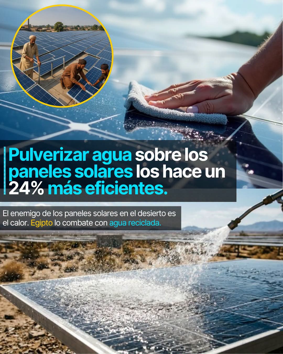 panel, solar, pulverizar, agua