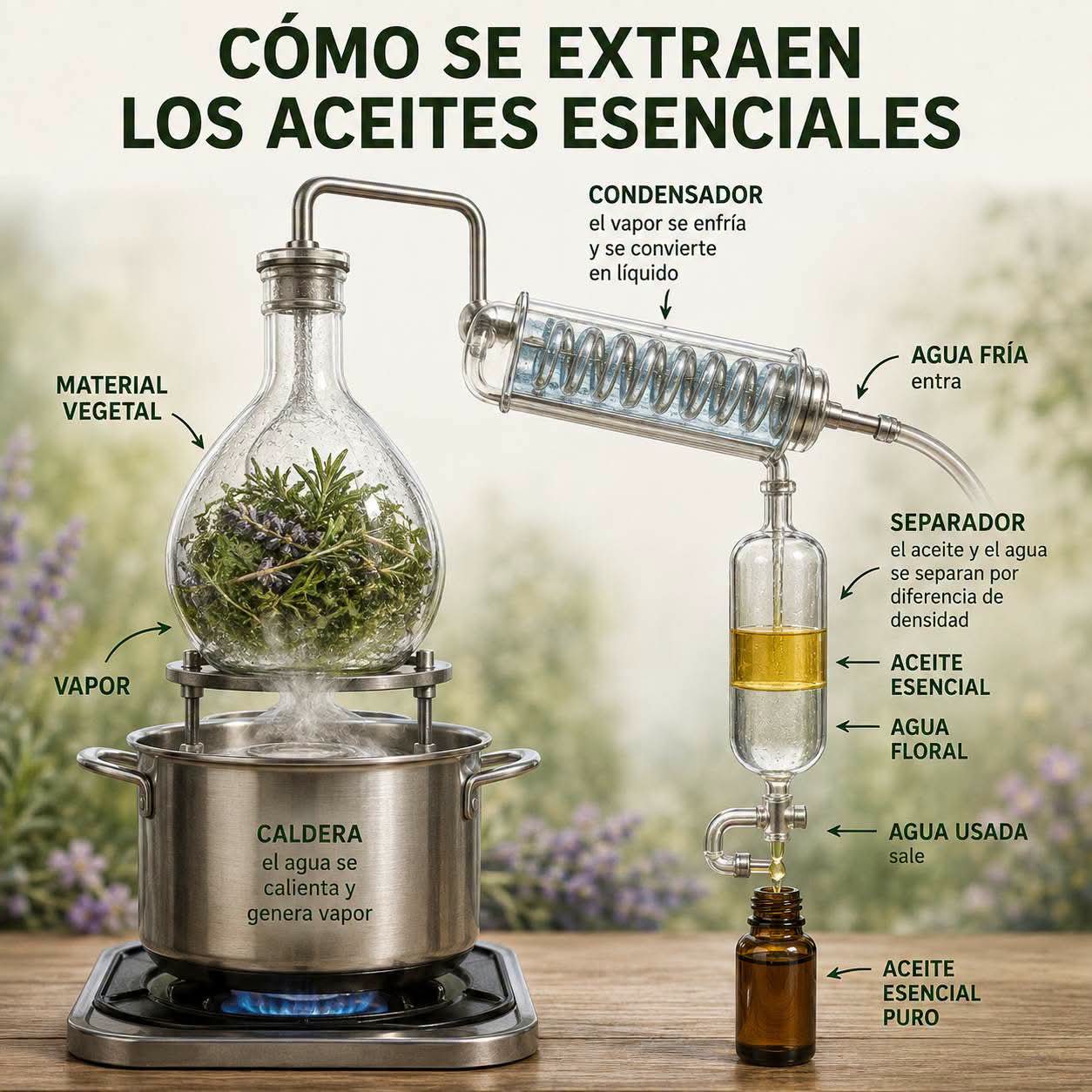 aceite, escencial