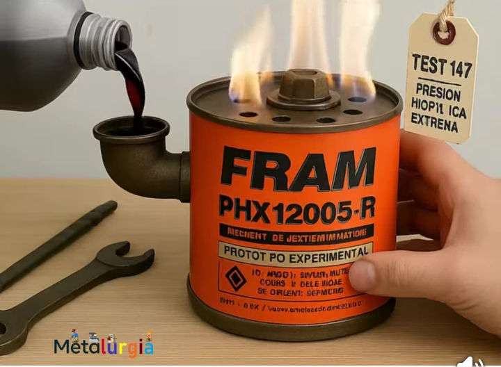 filtro, aceite, mechero