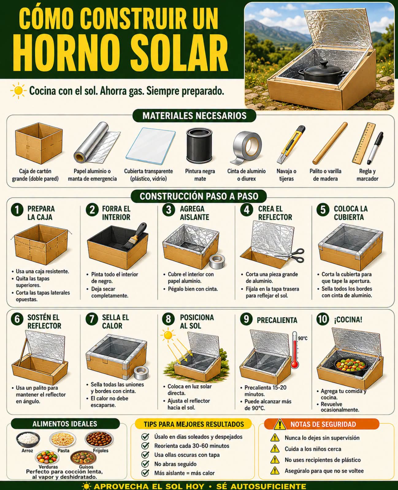 horno, solar
