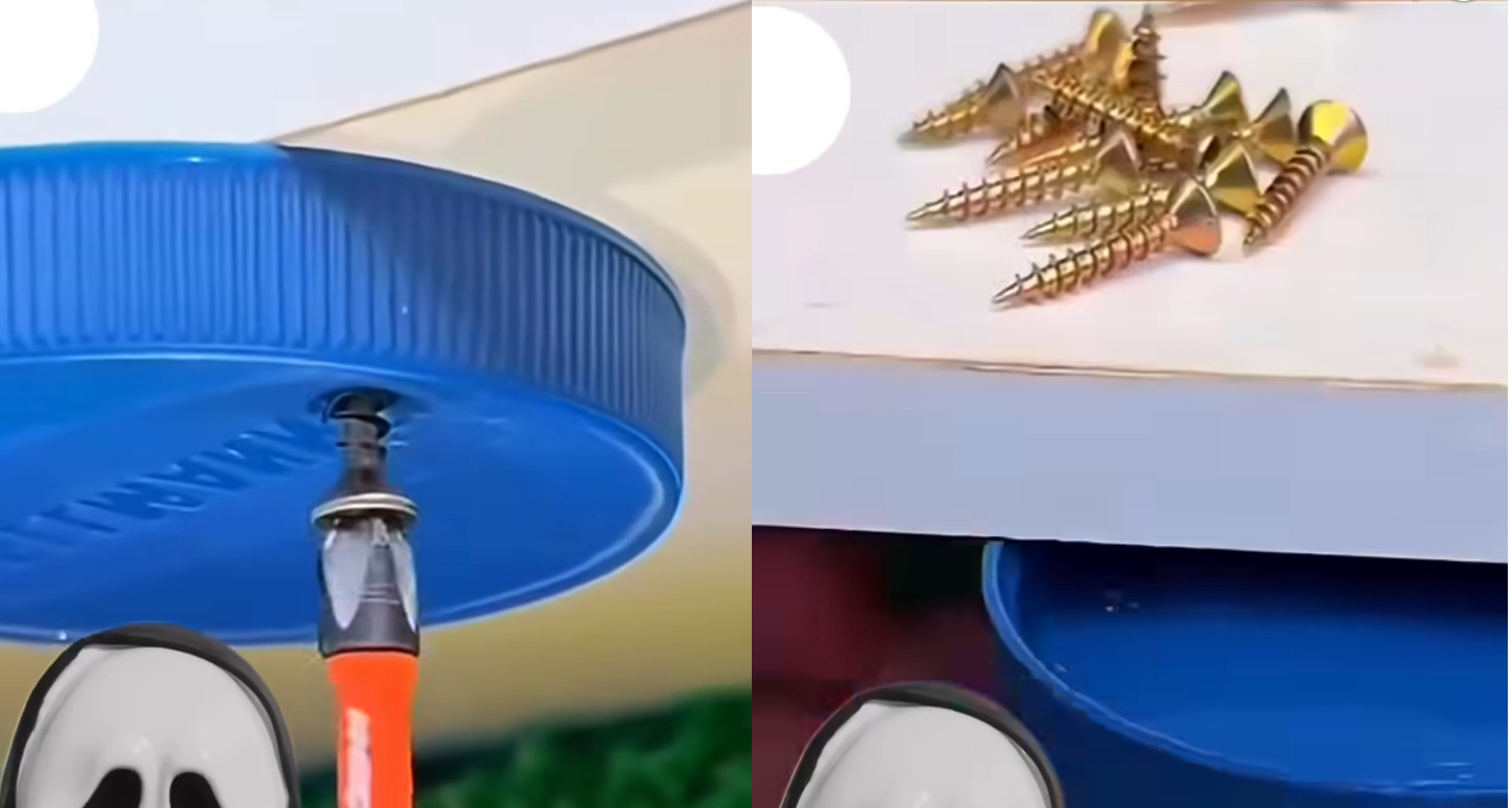 porta, tornillos