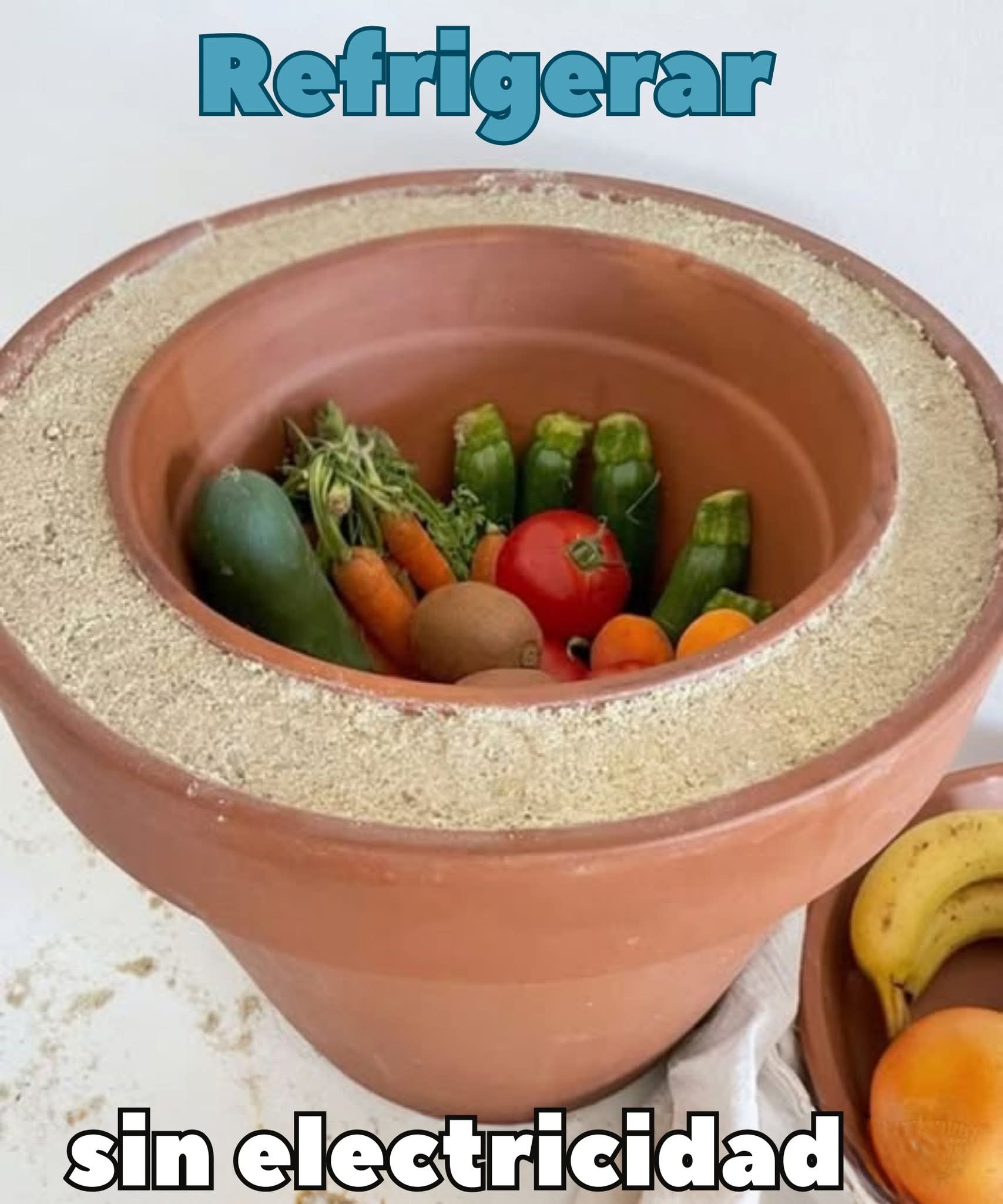 refrigerar, sin, electricidad
