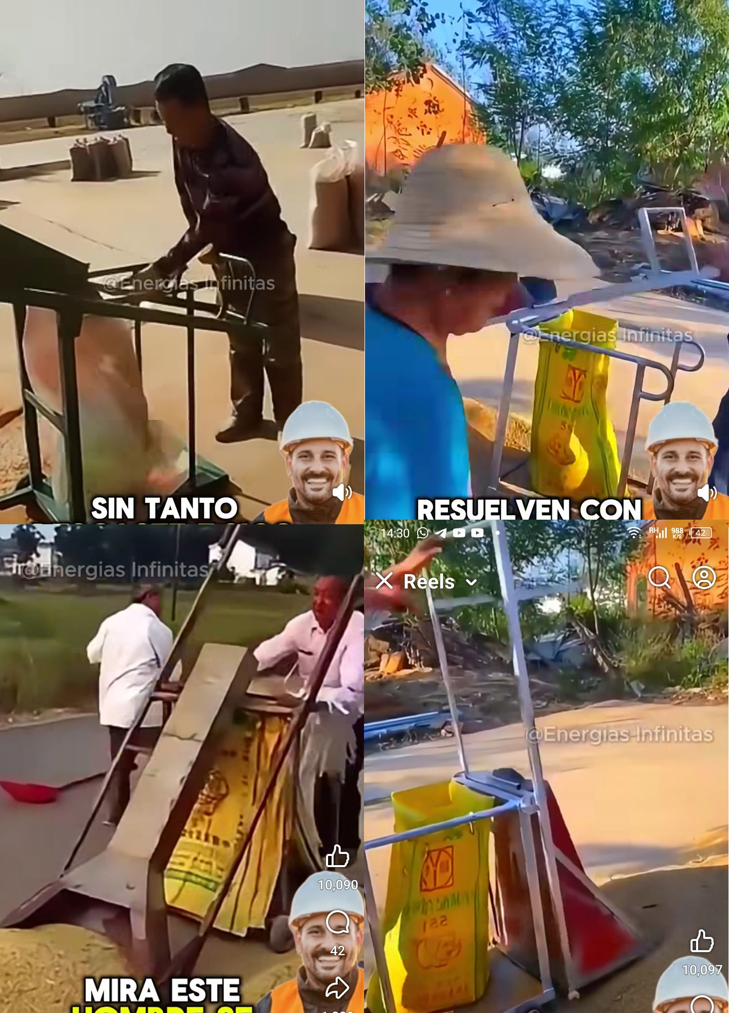 transportador, material