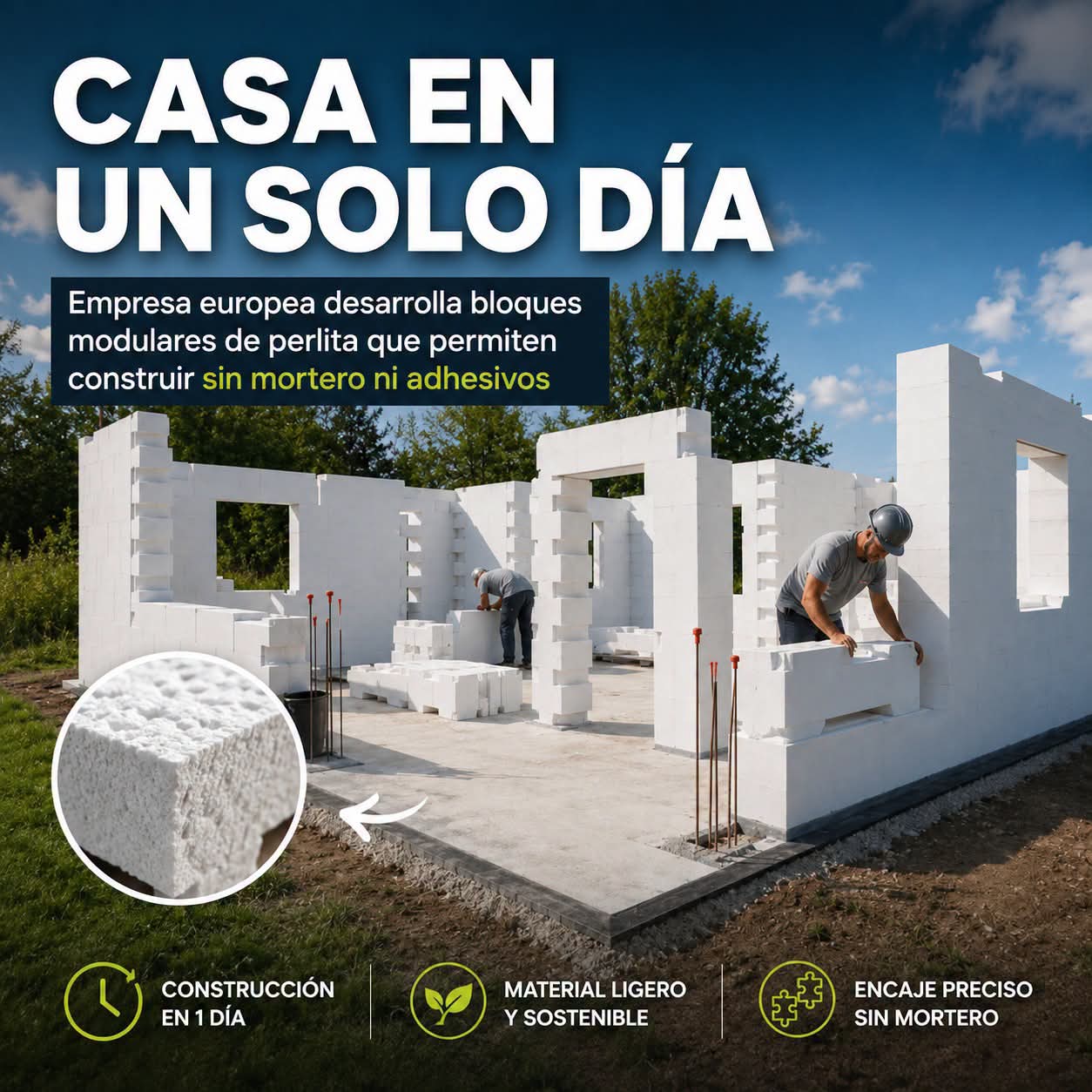 casa, perlita