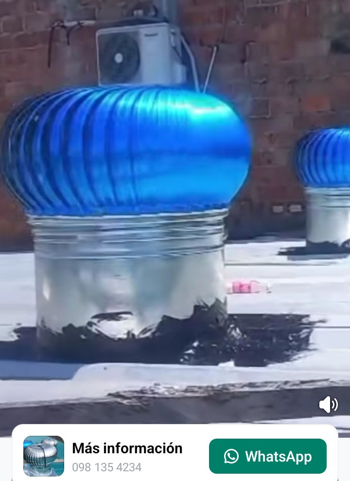 extractores, eolicos, metalic