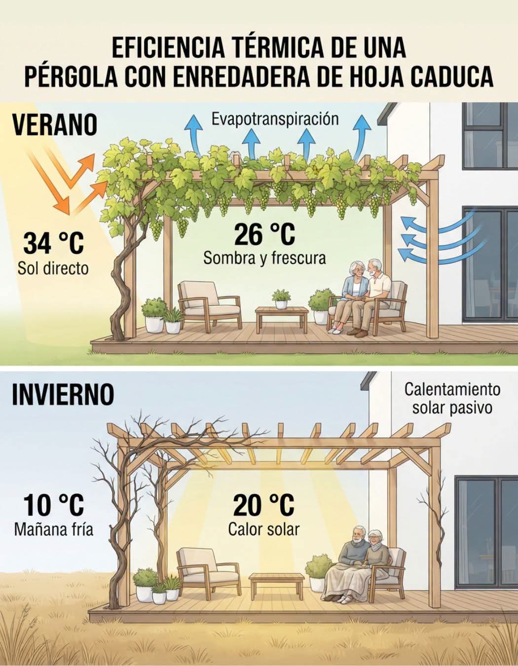 pergola, enredadera