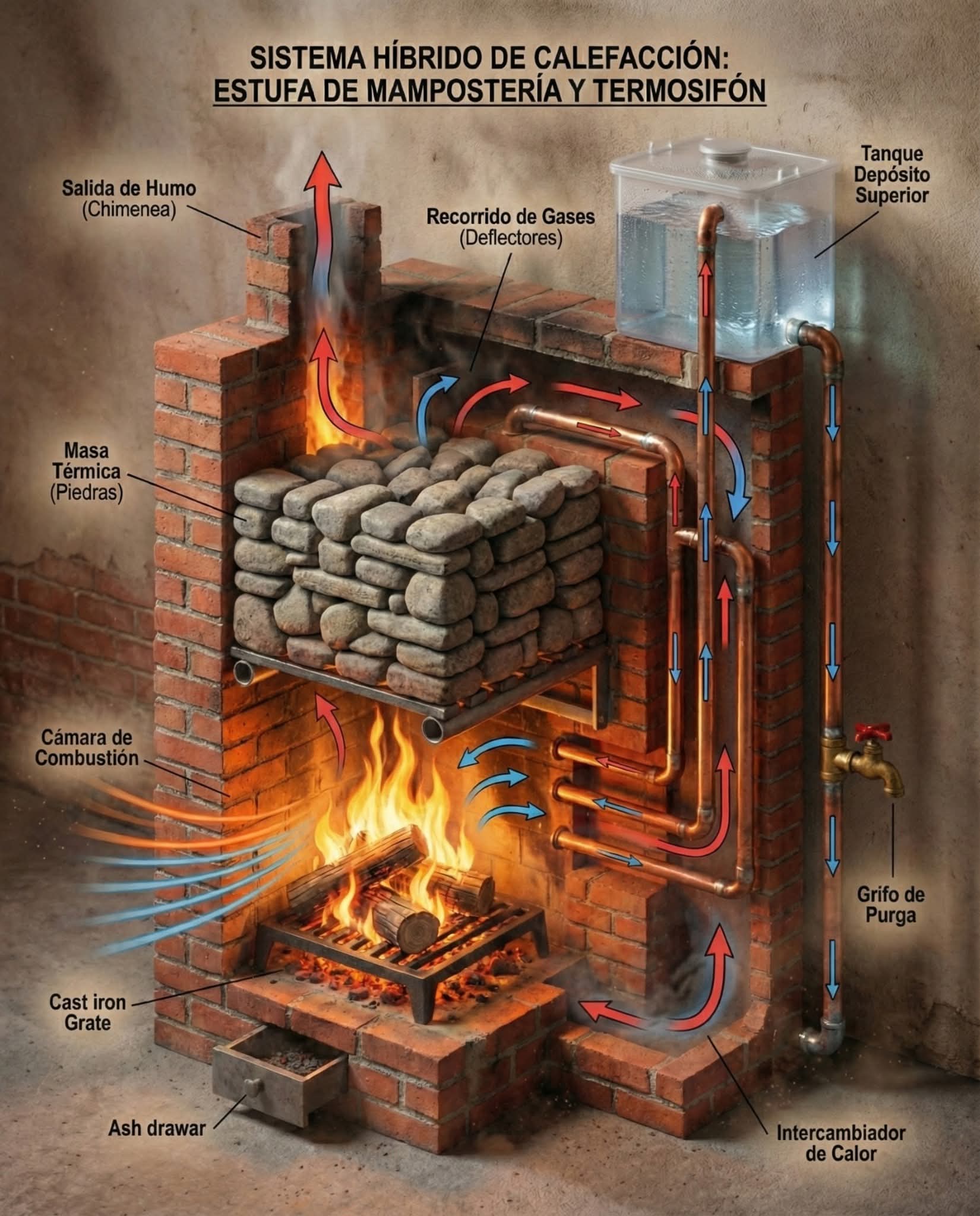 sistema, calefaccion