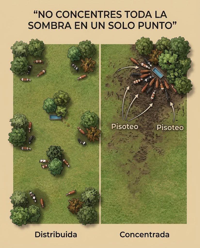 sombra, distribuida