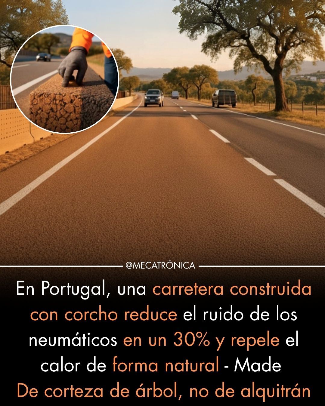 corcho, carretera