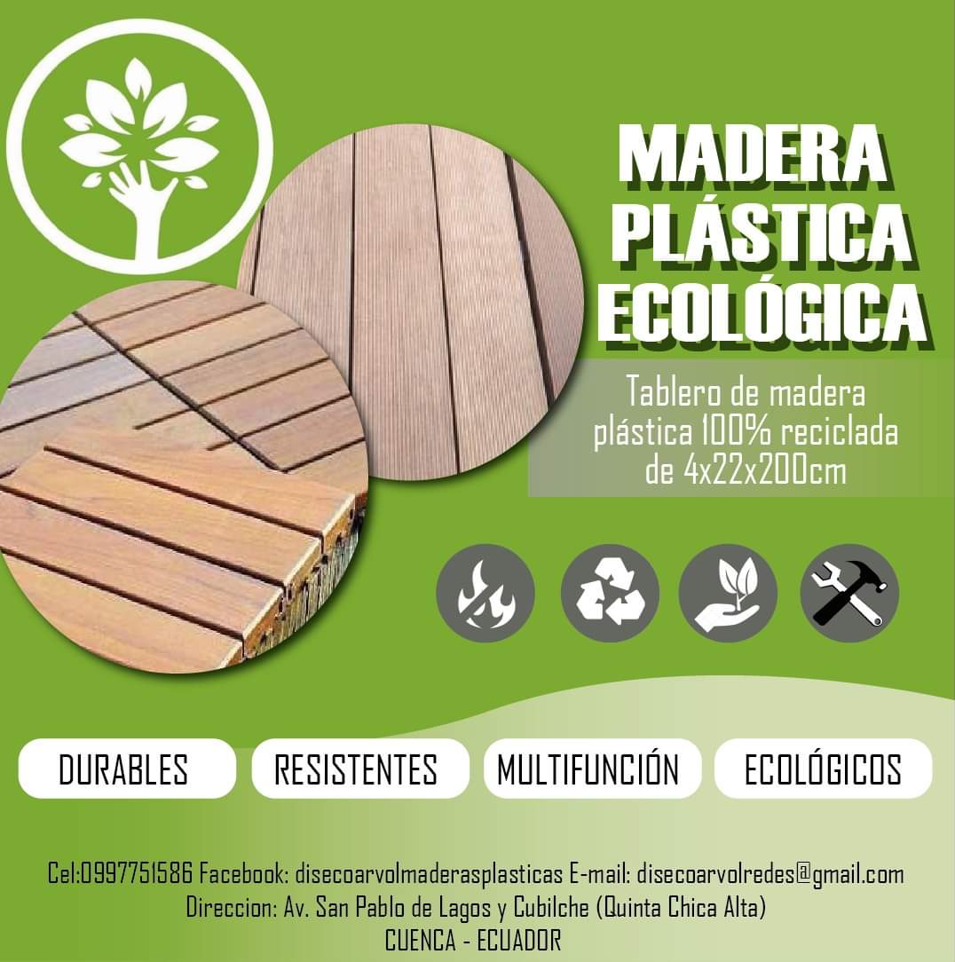 madera, plastica