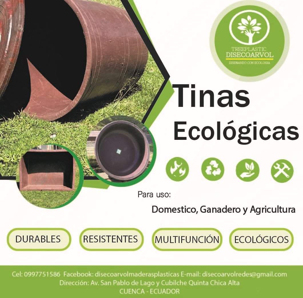 tinas, ecologicas
