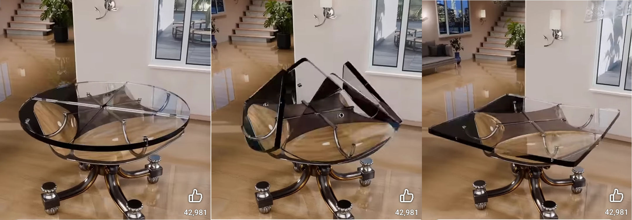 mesa, cuadrada, redonda