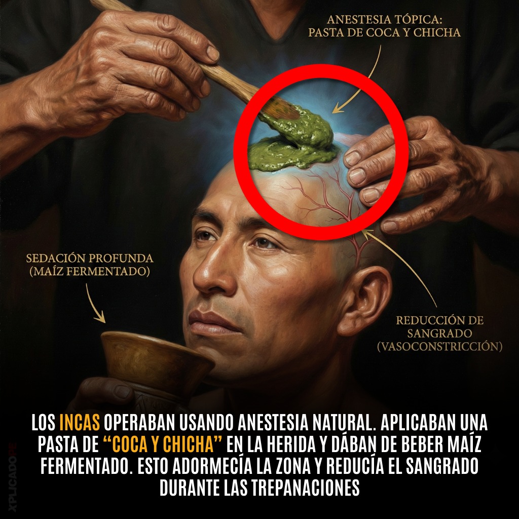 anestesia, coca, chicha