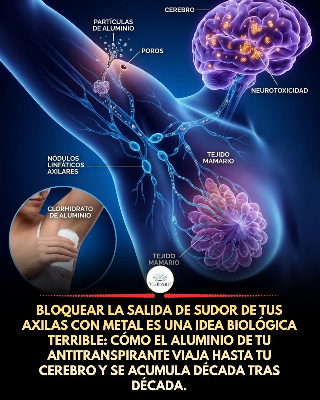 antitranspirante, aluminio