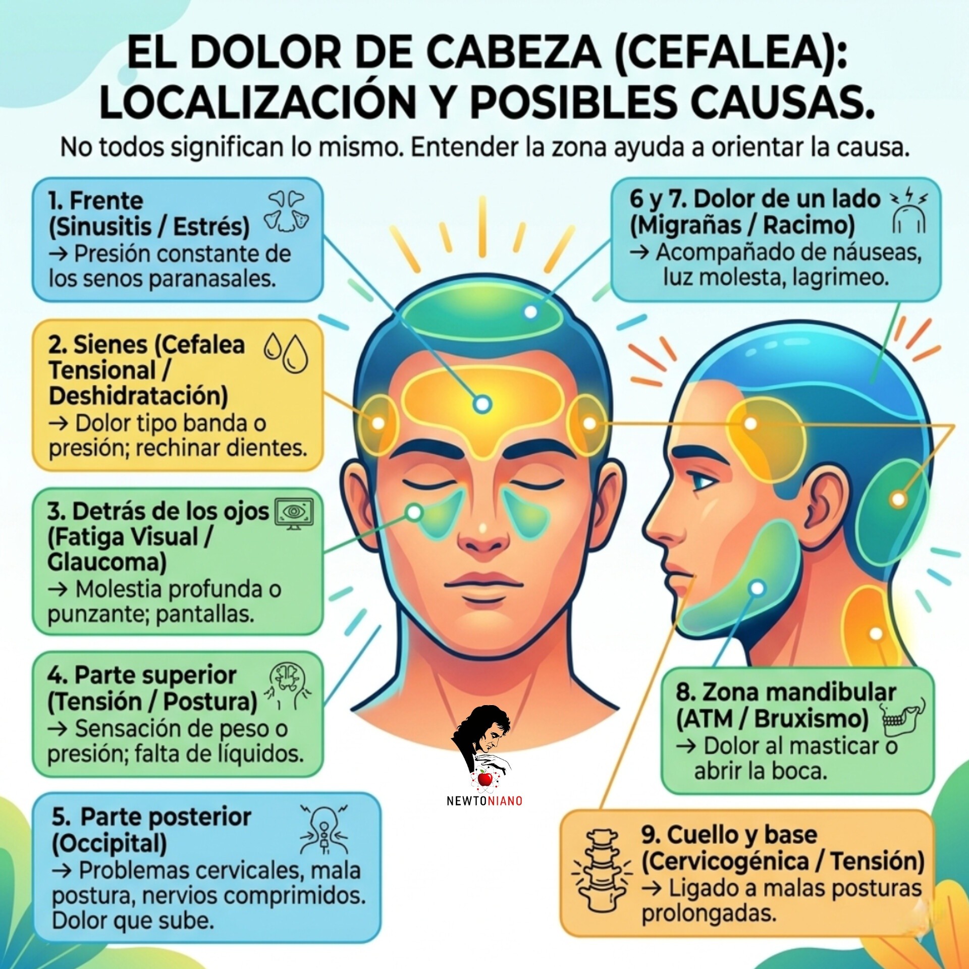 dolor, cabeza, cefalea