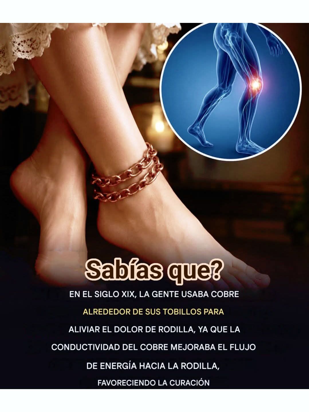 dolor, rodilla, cobre