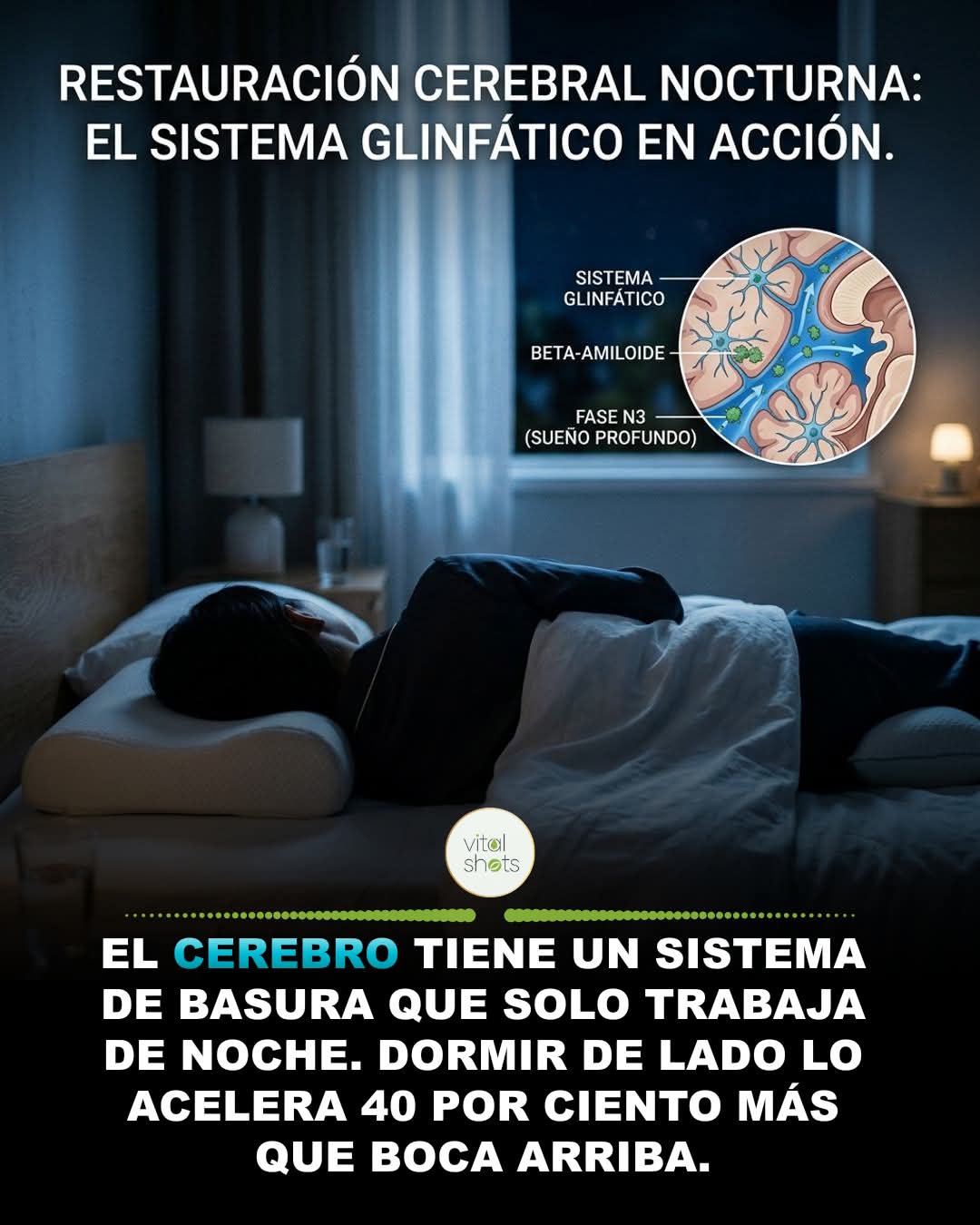 dormir, de, lado, restauracion