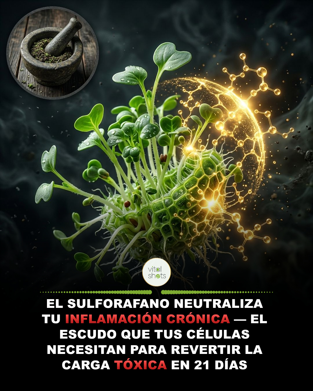 inflamacion, sulforafano, brotes, brocoli