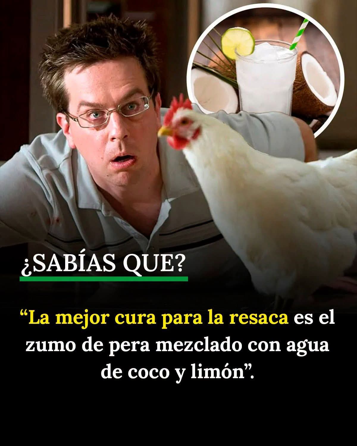 resaca, pera, coco, limon