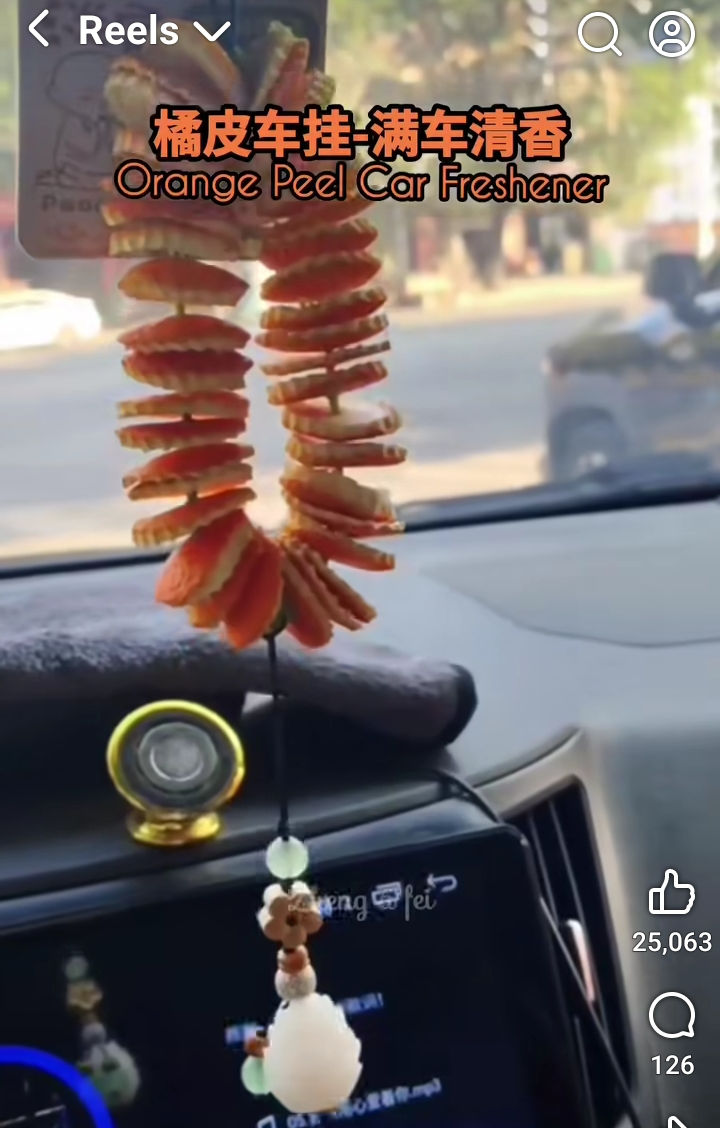 ambientador, cascara, naranja