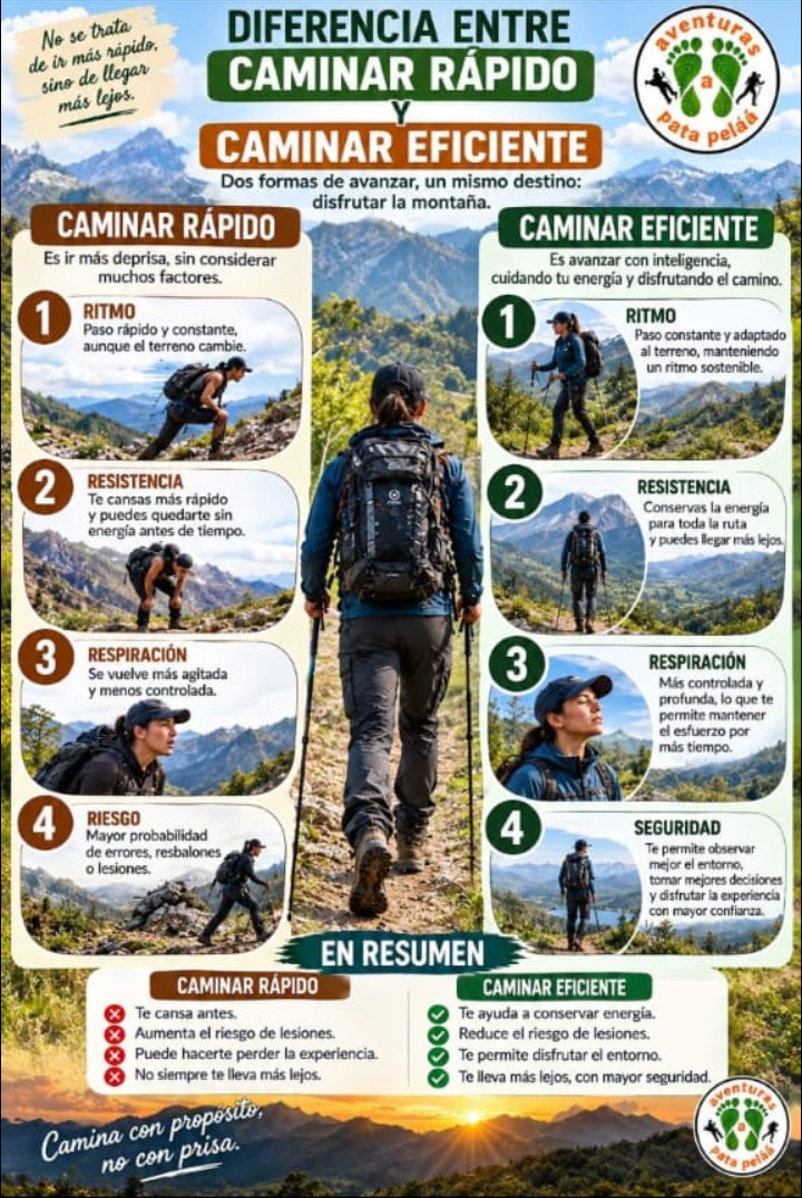 caminar, eficiente