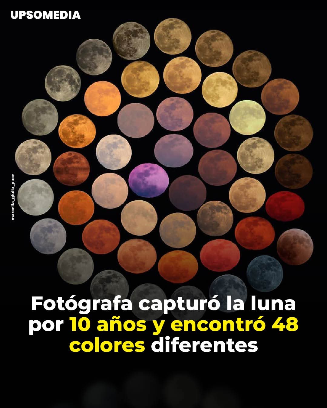 luna, colores