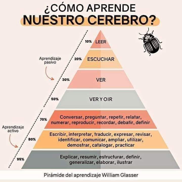 piramide, aprendizaje