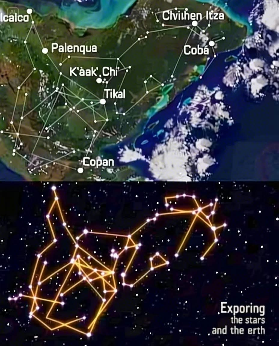 piramides, estrellas