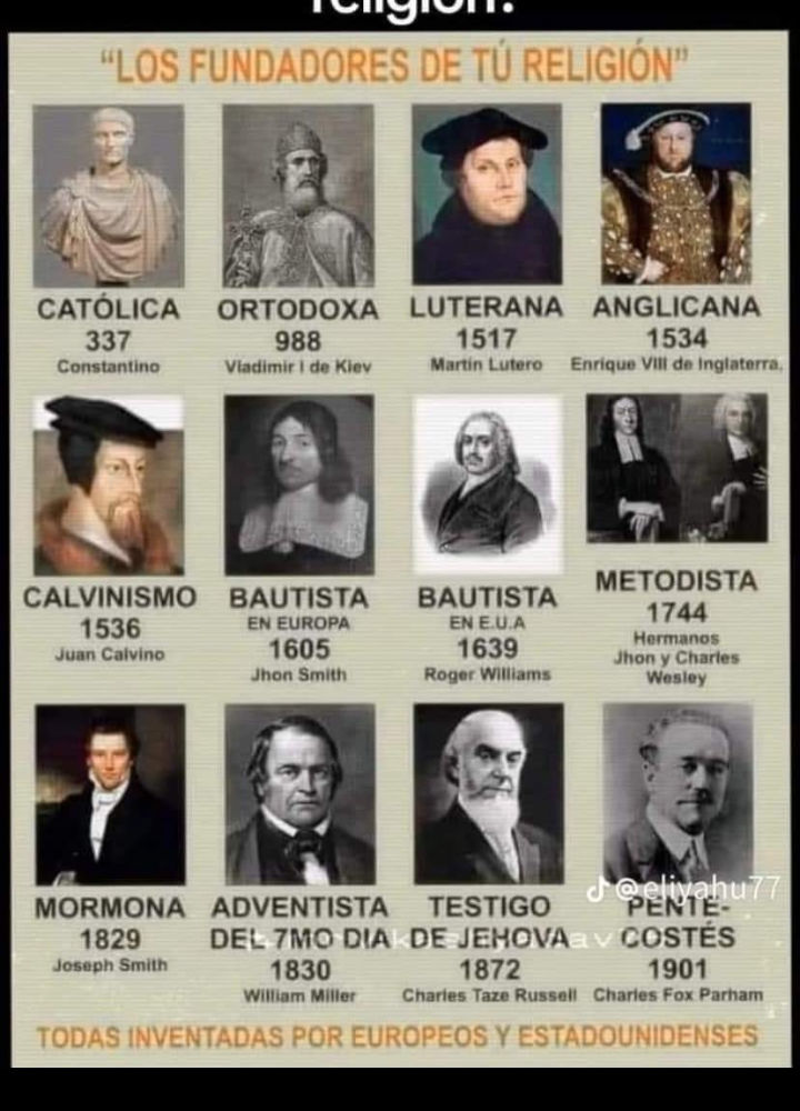 religiones, fundadores