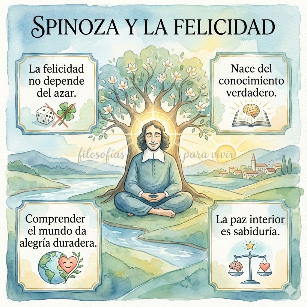 spinoza, felicidad